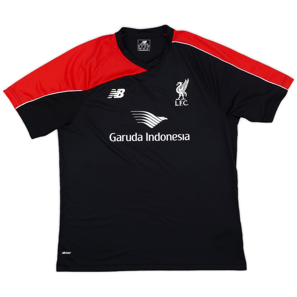 2015-16 Liverpool New Balance Training Shirt - 8/10 - (XL)