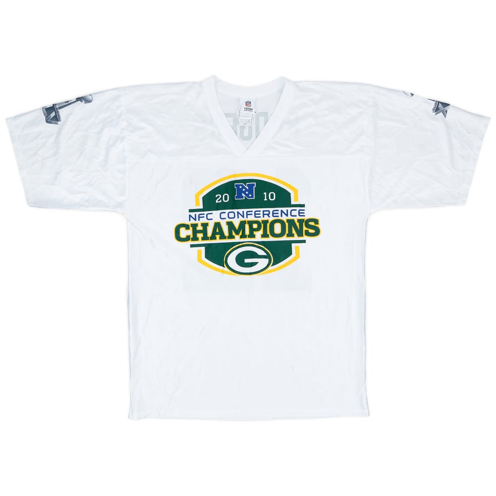 2010 Green Bay Packers NFC Conference Champions Rodgers #12 NFL Jersey - 9/10 - (M)