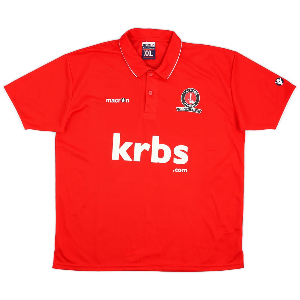 2010-12 Charlton Athletic Community Trust Macron Polo Shirt - 9/10 - (XXL)