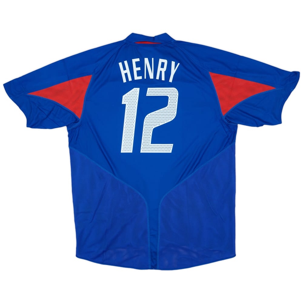 2004-06 France Home Shirt Henry #12 (XL)
