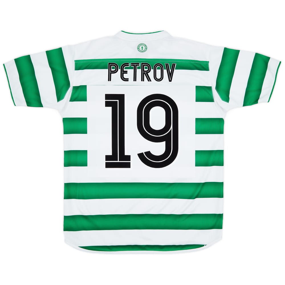 2003-04 Celtic Home Shirt Petrov #19 - 7/10 - (M)