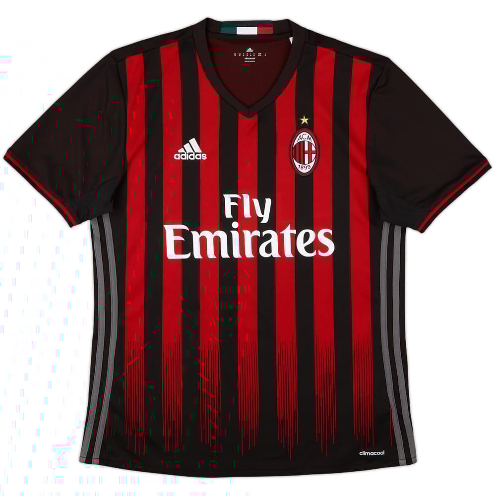 2016-17 AC Milan Home Shirt - 10/10 - (M)