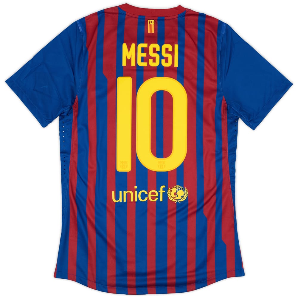 2011-12 Barcelona Player Issue Home Shirt Messi #10 (M)