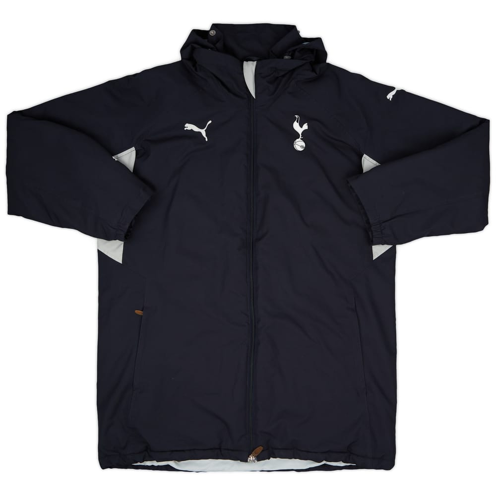 2009-10 Tottenham Puma Hooded Padded Bench Coat - 9/10 - (M)