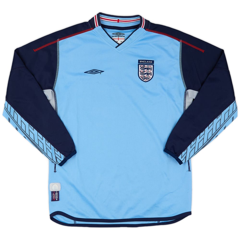 2002-04 England GK Shirt - 7/10 - (L.Boys)