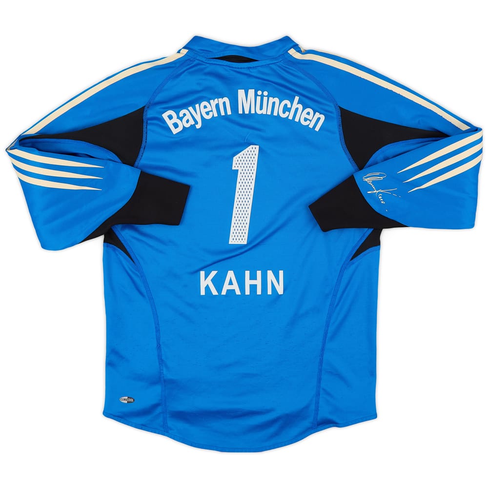 2004-05 Bayern Munich GK Shirt Kahn #1 - 8/10 - (M.Boys)