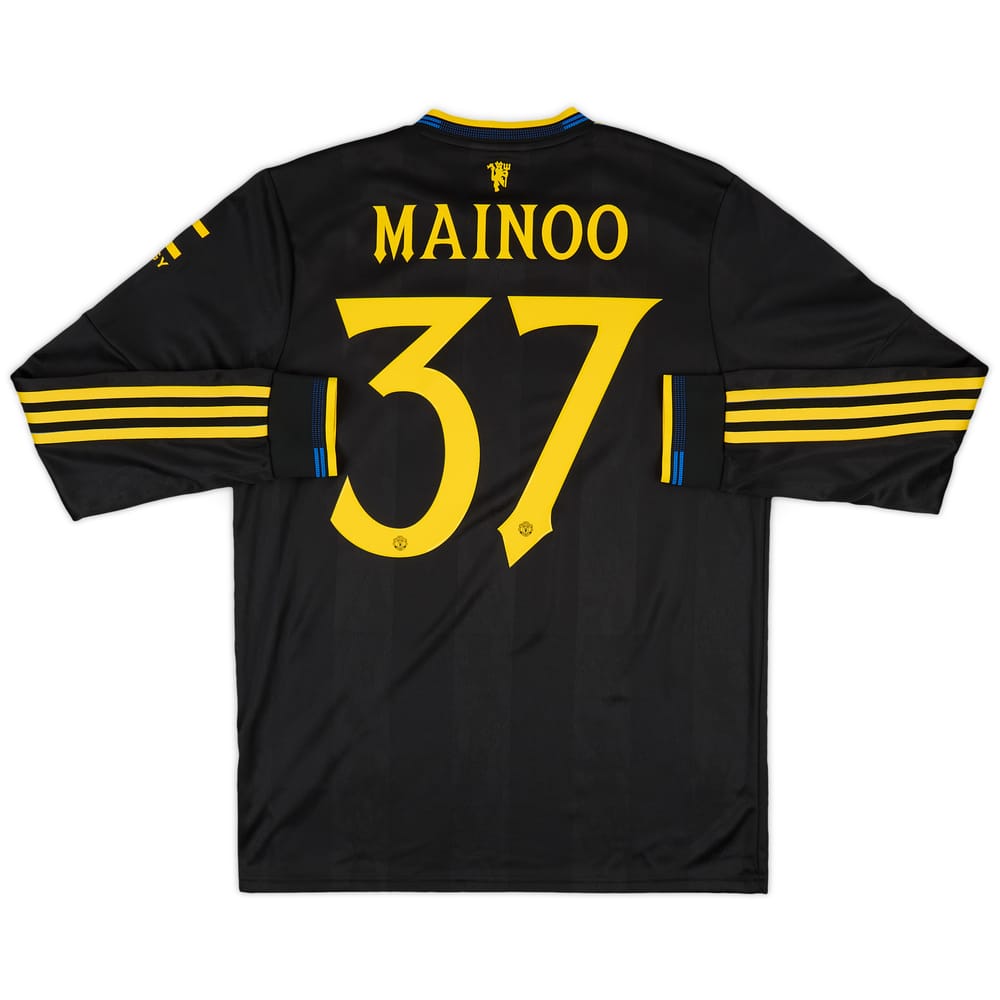 2025-26 Manchester United Authentic Third L/S Shirt Mainoo #37