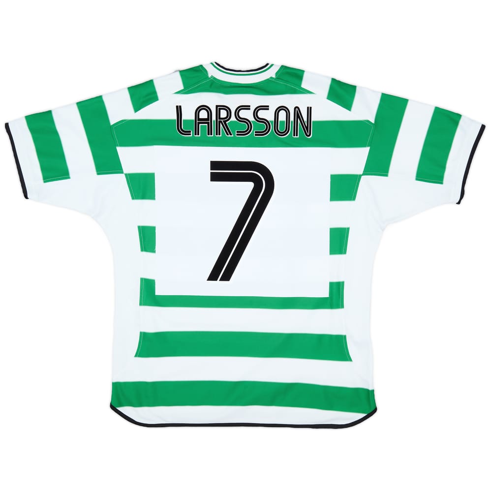 2001-03 Celtic Home Shirt Larsson #7 - 7/10 - (L)