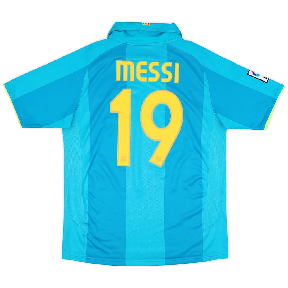 2007-09 Barcelona Away Shirt Messi #19 - 7/10 - (M)