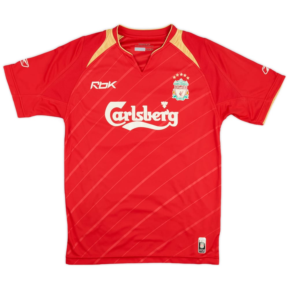 2005-06 Liverpool CL Home Shirt - 8/10 - (XS)
