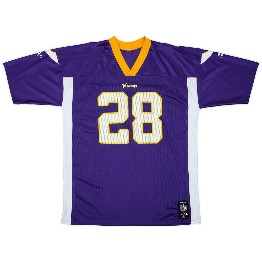 2008-11 Minnesota Vikings Peterson #28 Reebok Replica Home Jersey - 6/10 - (XXL)