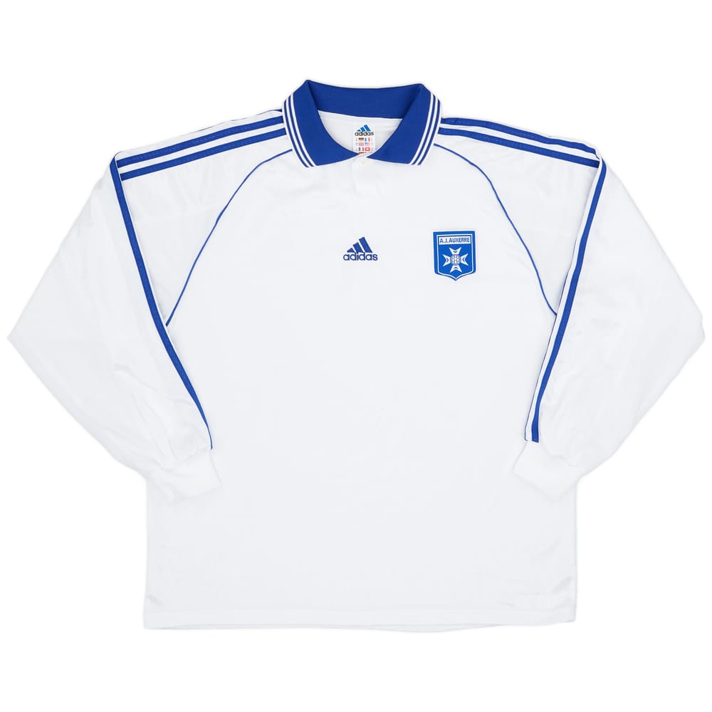 1998-00 Auxerre Home L/S Shirt - 8/10 - (XL)