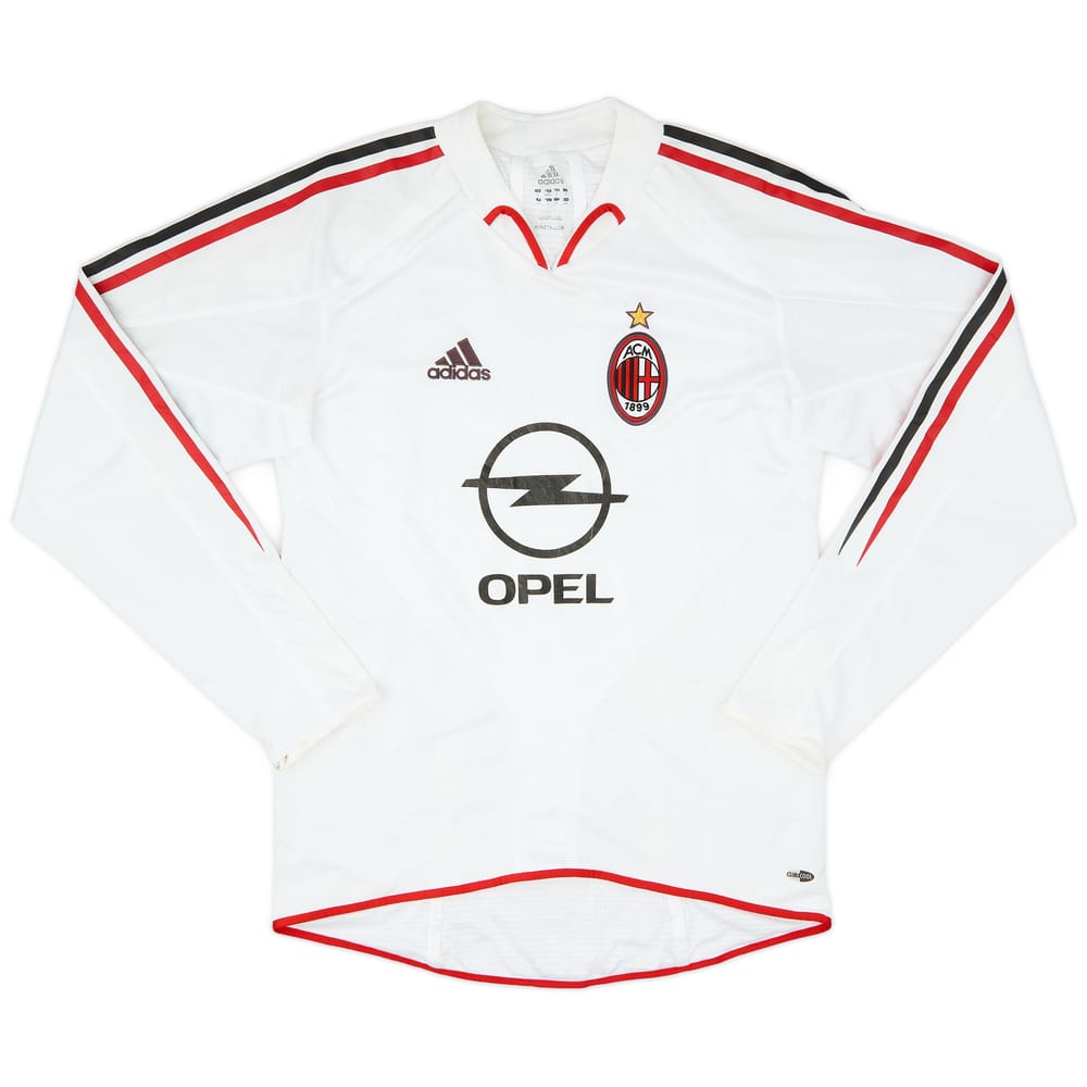 2004-05 AC Milan Player Issue Away L/S Shirt #7 - 4/10 - (S)