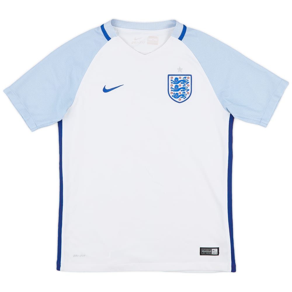 2016-17 England Home Shirt - 9/10 - (L.Boys)