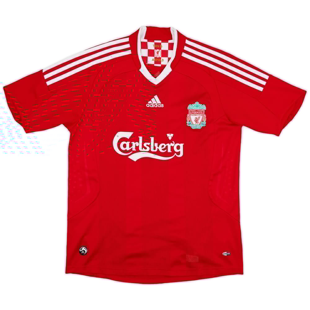 2008-10 Liverpool Home Shirt - 6/10 - (XL.Boys)