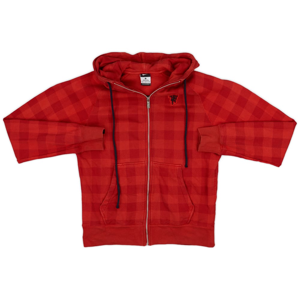 2012-13 Manchester United Nike Hooded Sweat Top - 7/10 - (M)
