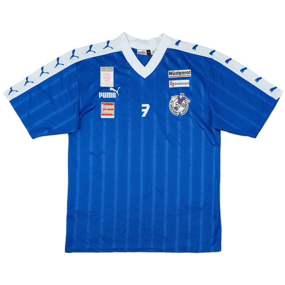 2003-04 Red Bull Salzburg Player Issue Puma Training Shirt #7 - 6/10 - (XL)