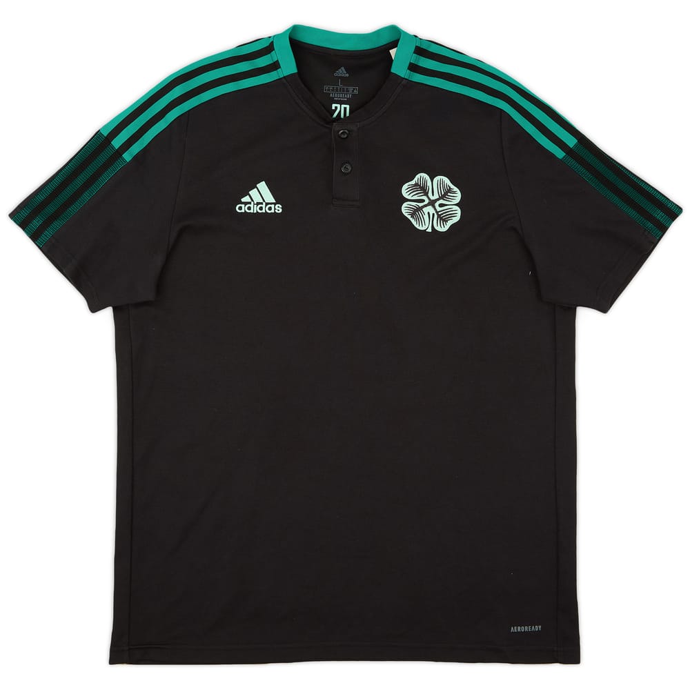 2021-22 Celtic adidas Polo Shirt - 9/10 - (L)