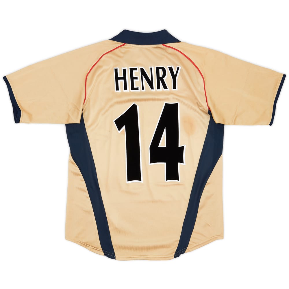 2001-02 Arsenal Away Shirt Henry #14 - 7/10 - (S)