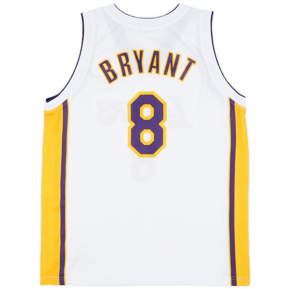 2002-06 LA Lakers Bryant #8 Champion Alternate Jersey - 9/10 - (XL)