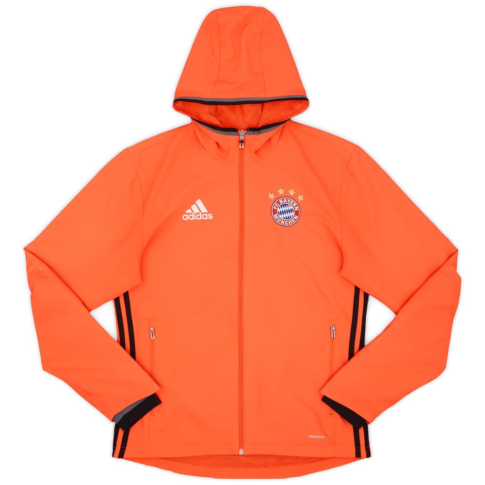 2016-17 Bayern Munich adidas Hooded Rain Jacket - 7/10 - (S)
