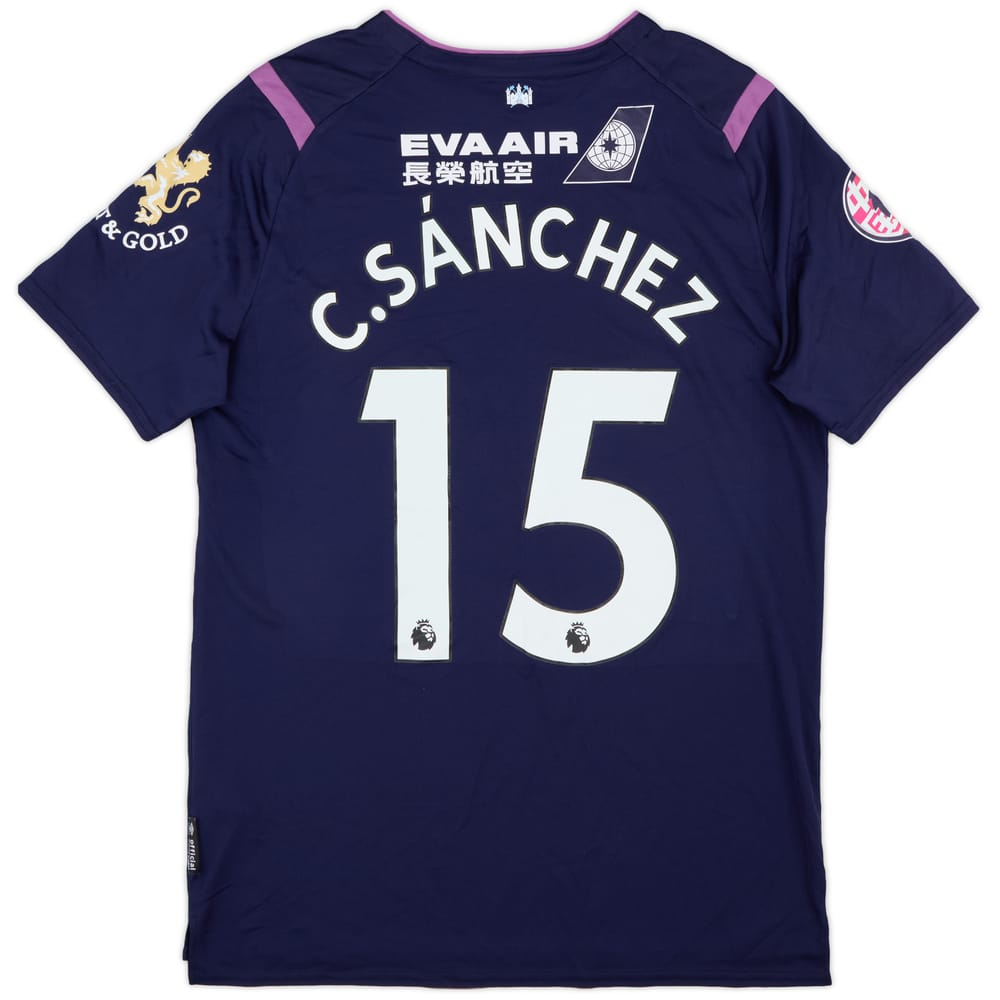 2019-20 West Ham Match Issue Third Shirt C. Sanchez #15