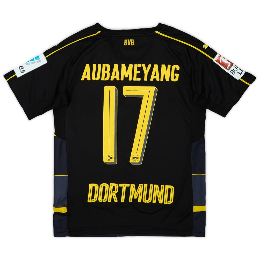 2016-17 Borussia Dortmund Away Shirt Aubameyang #17 - 6/10 - (S.Boys)