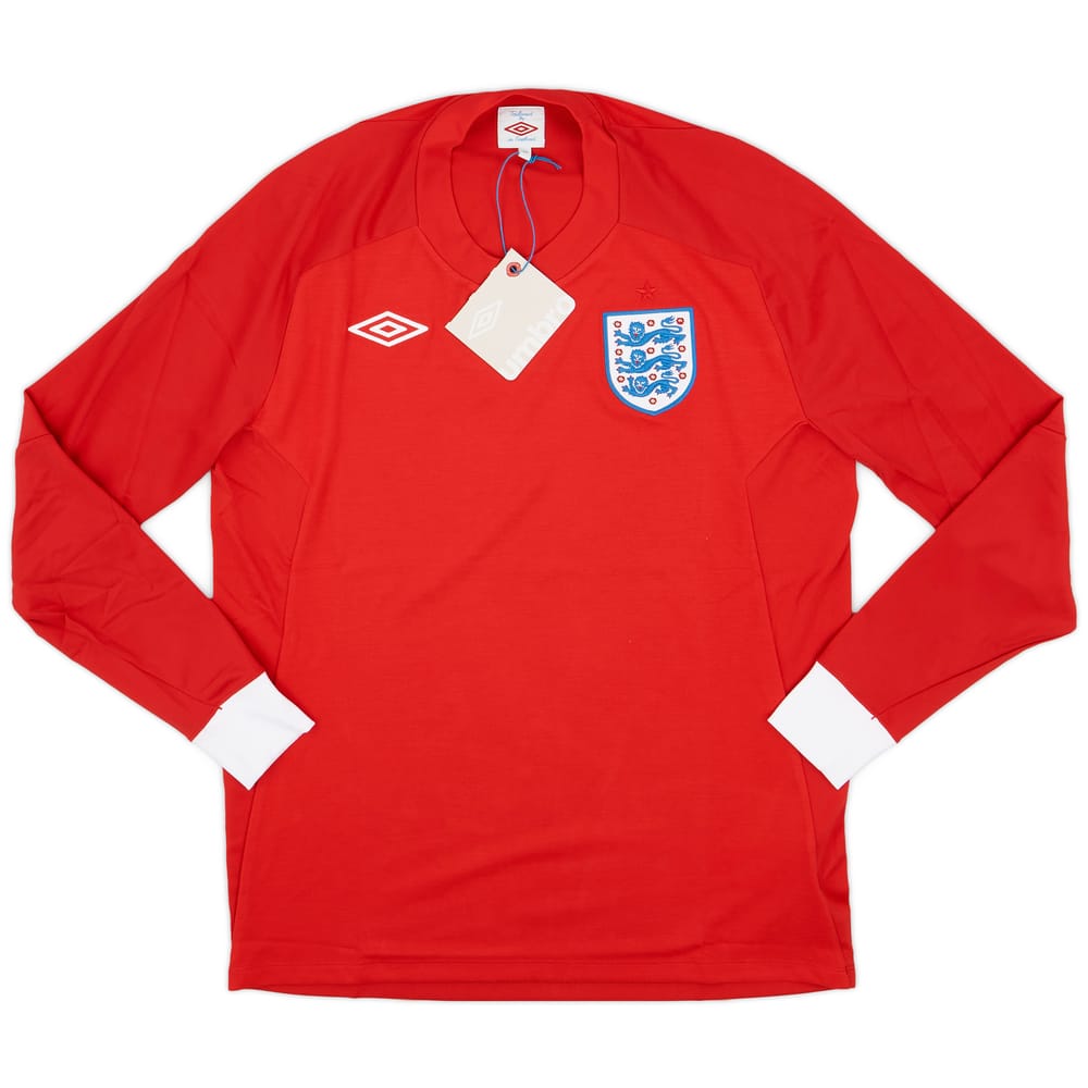 2010-11 England Away L/S Shirt (L)