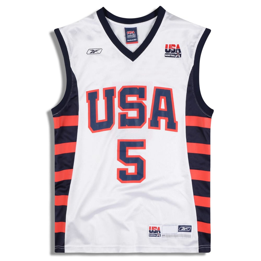 2004 USA Kidd #5 Reebok Jersey (Home) XL