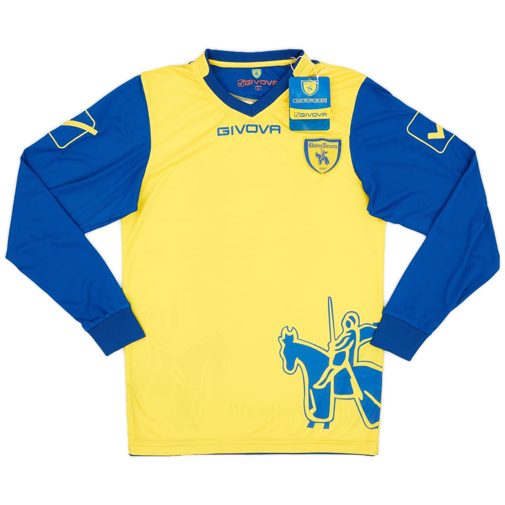 2011-12 Chievo Verona Home L/S Shirt (M)