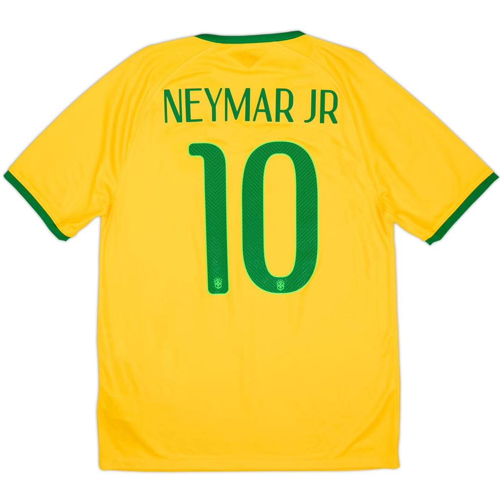 2014-15 Brazil Home Shirt Neymar Jr #10 (M)