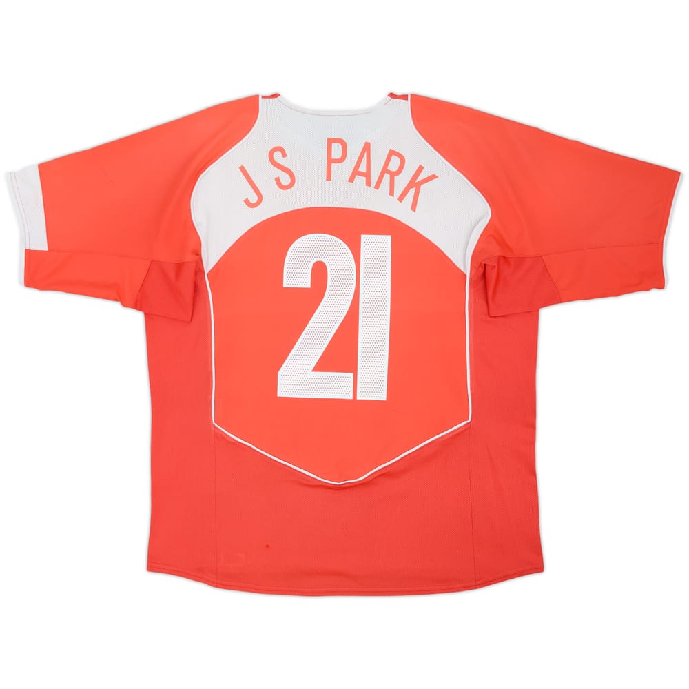 2004-06 South Korea Home Shirt J.S.Park #21 - 6/10 - (XL)
