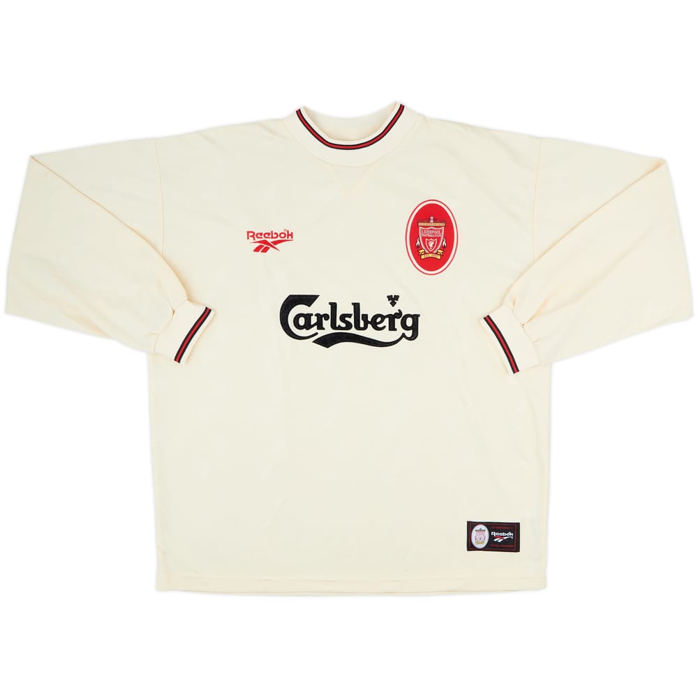 1996-97 Liverpool Away L/S Shirt - 10/10 - (XL)