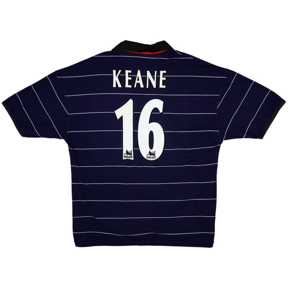 1999-00 Manchester United Away Shirt Keane #16 - 10/10 - (XL)