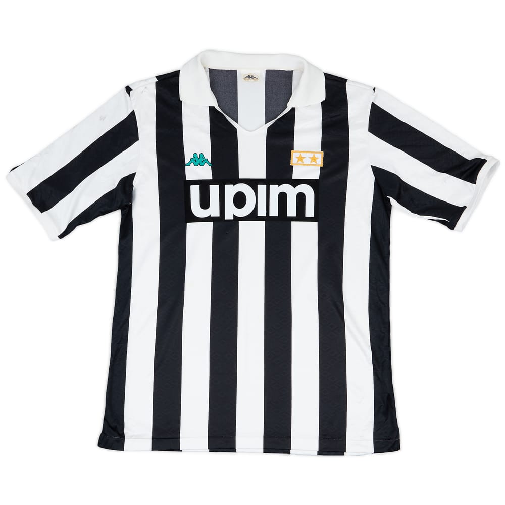 1991-92 Juventus Home Shirt - 7/10 - (M)