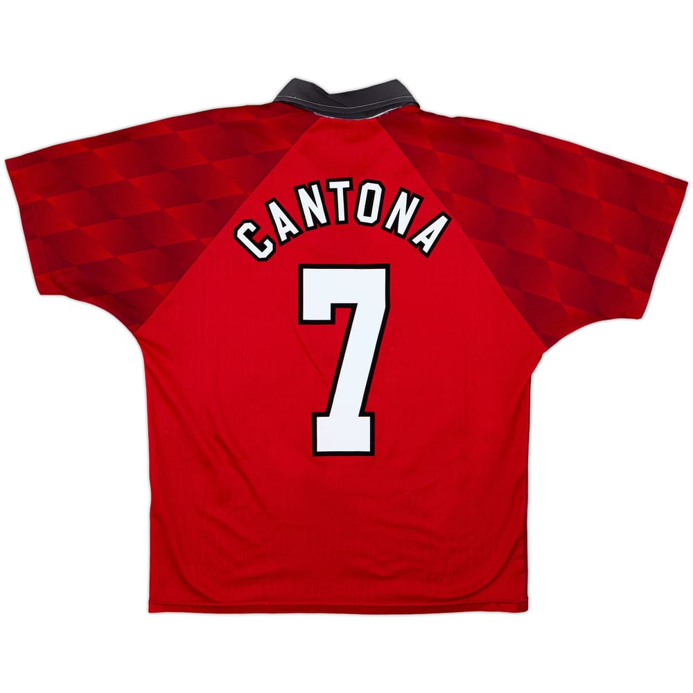 1996-98 Manchester United Home Shirt Cantona #7 - 7/10 - (M)