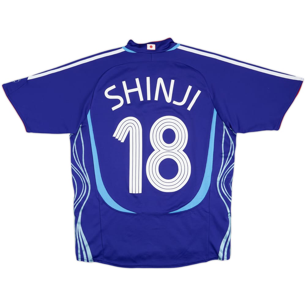 Camiseta de local de Japón 2006-08 Shinji #18 - 7/10 - (S)