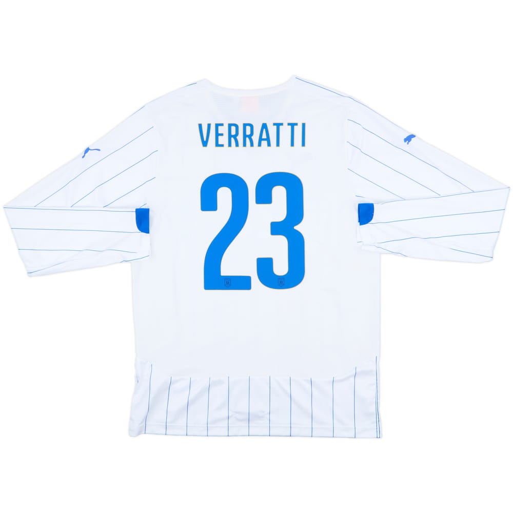 2014-15 Italy Away L/S Shirt Verratti #23 (XL)
