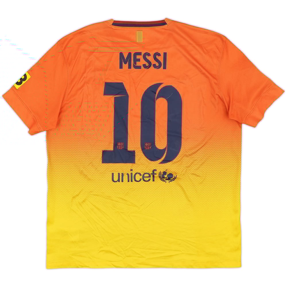 2012-13 Barcelona Away Shirt Messi #10 - 5/10 - (XL)
