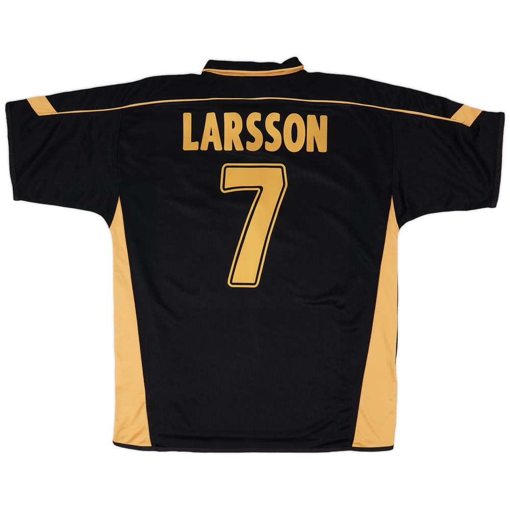2003-04 Celtic Away Shirt Larsson #7 - 8/10 - (XL)