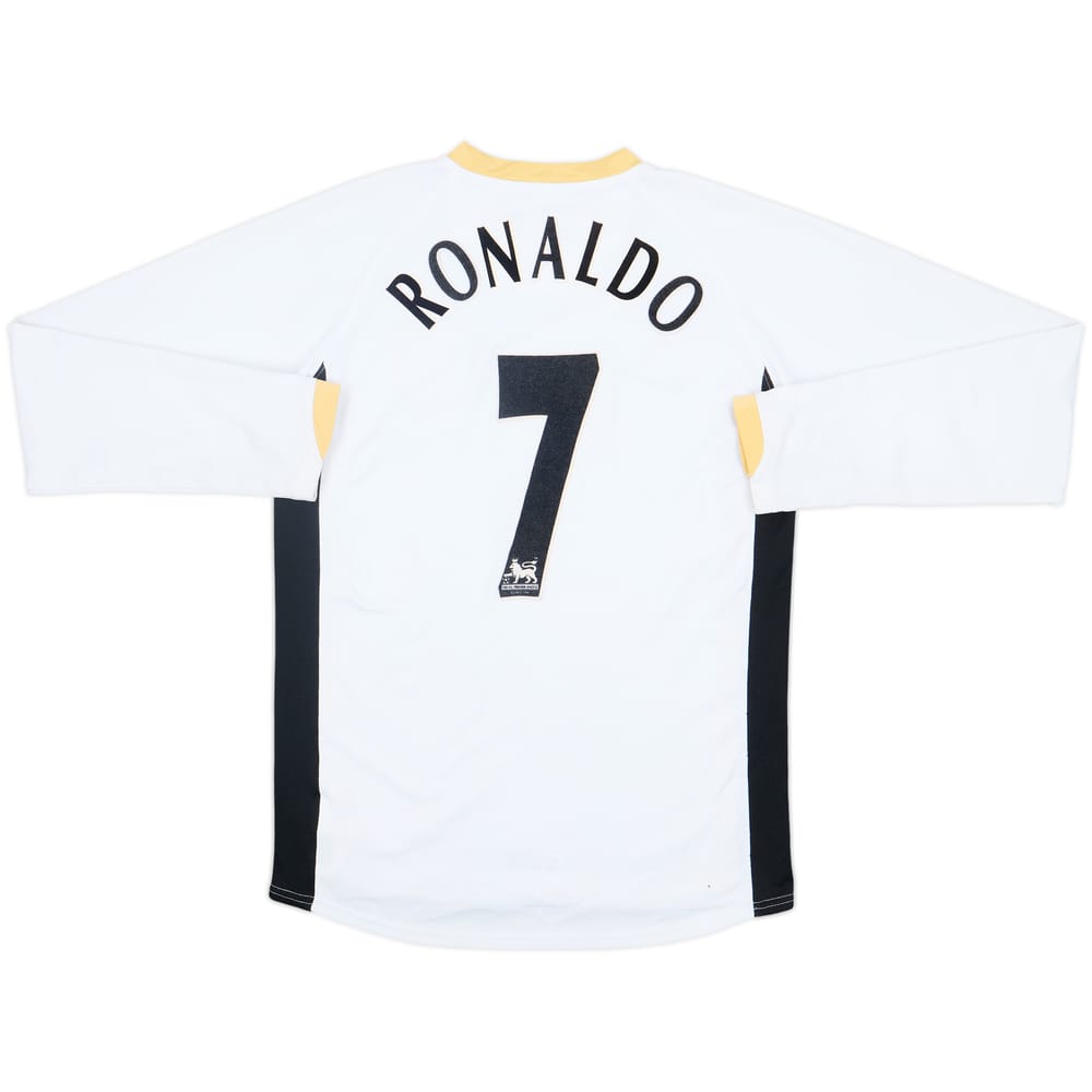 2006-08 Manchester United Away L/S Shirt Ronaldo #7 - 7/10 - (M)