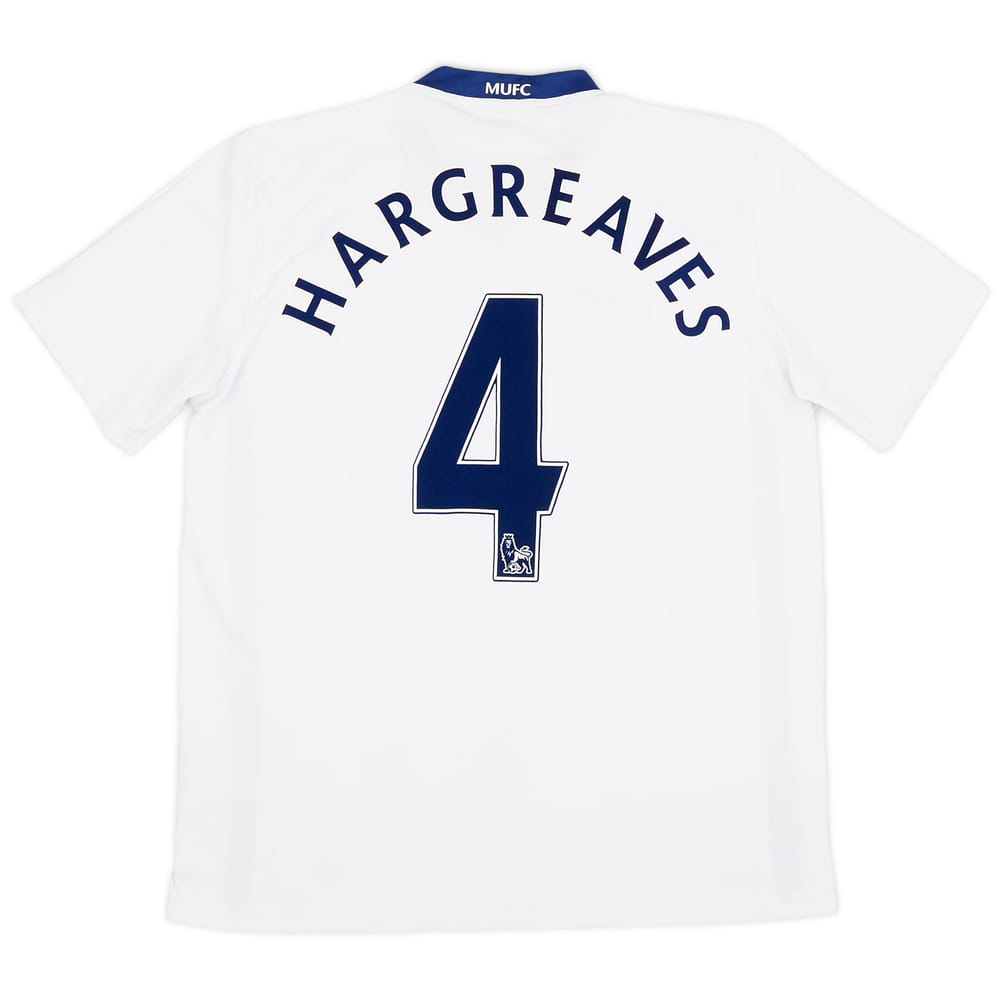 2008-10 Manchester United Away Shirt Hargreaves #4 - 8/10 - (L)