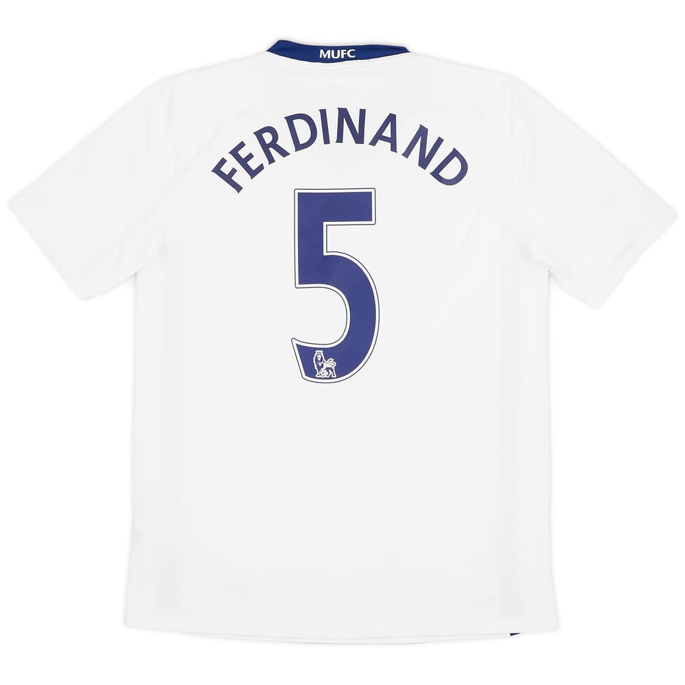 2008-10 Manchester United Away Shirt Ferdinand #5 - 9/10 - (S)
