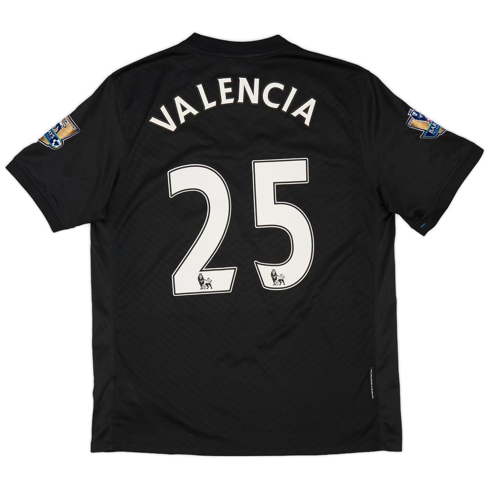 2009-10 Manchester United Away Shirt Valencia #25 - 9/10 - (M)
