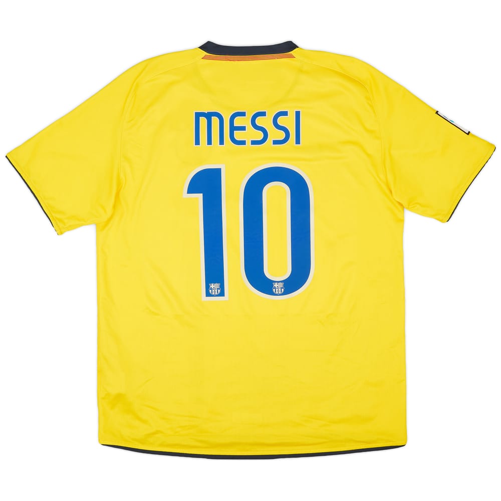 2008-10 Barcelona Away Shirt Messi #10 - 7/10 - (L)
