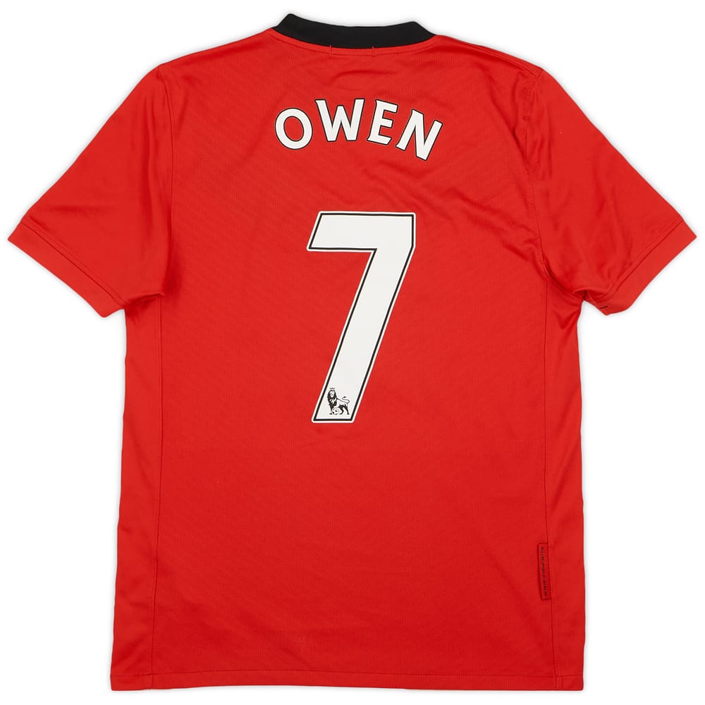 2009-10 Manchester United Home Shirt Owen #7 - 8/10 - (S)