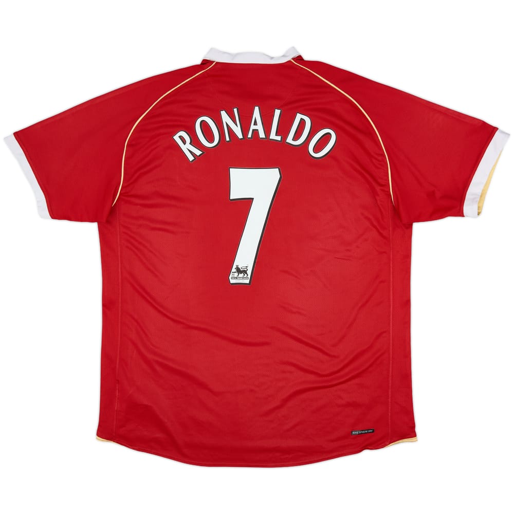 2006-07 Manchester United Camiseta Local Ronaldo #7 - 8/10 - (XL)