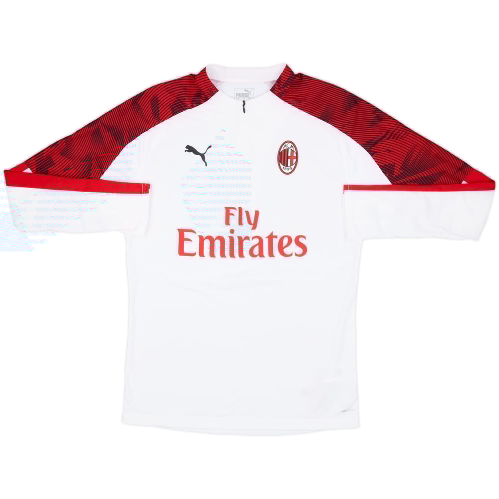 2019-20 AC Milan Puma 1/4 Zip Training Top - 6/10 - (M)