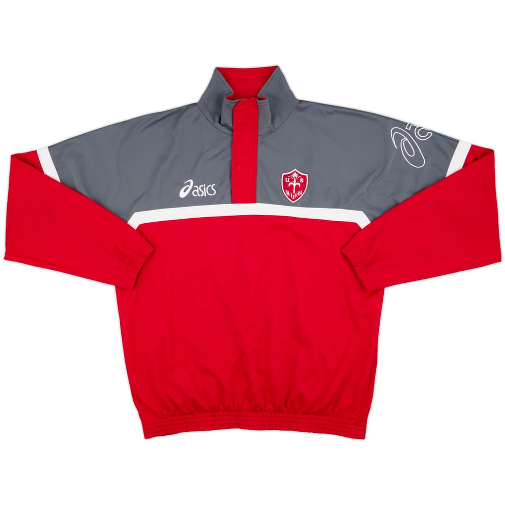2005-06 Triestina Asics 1/4 Zip Drill Top - 9/10 - (L)