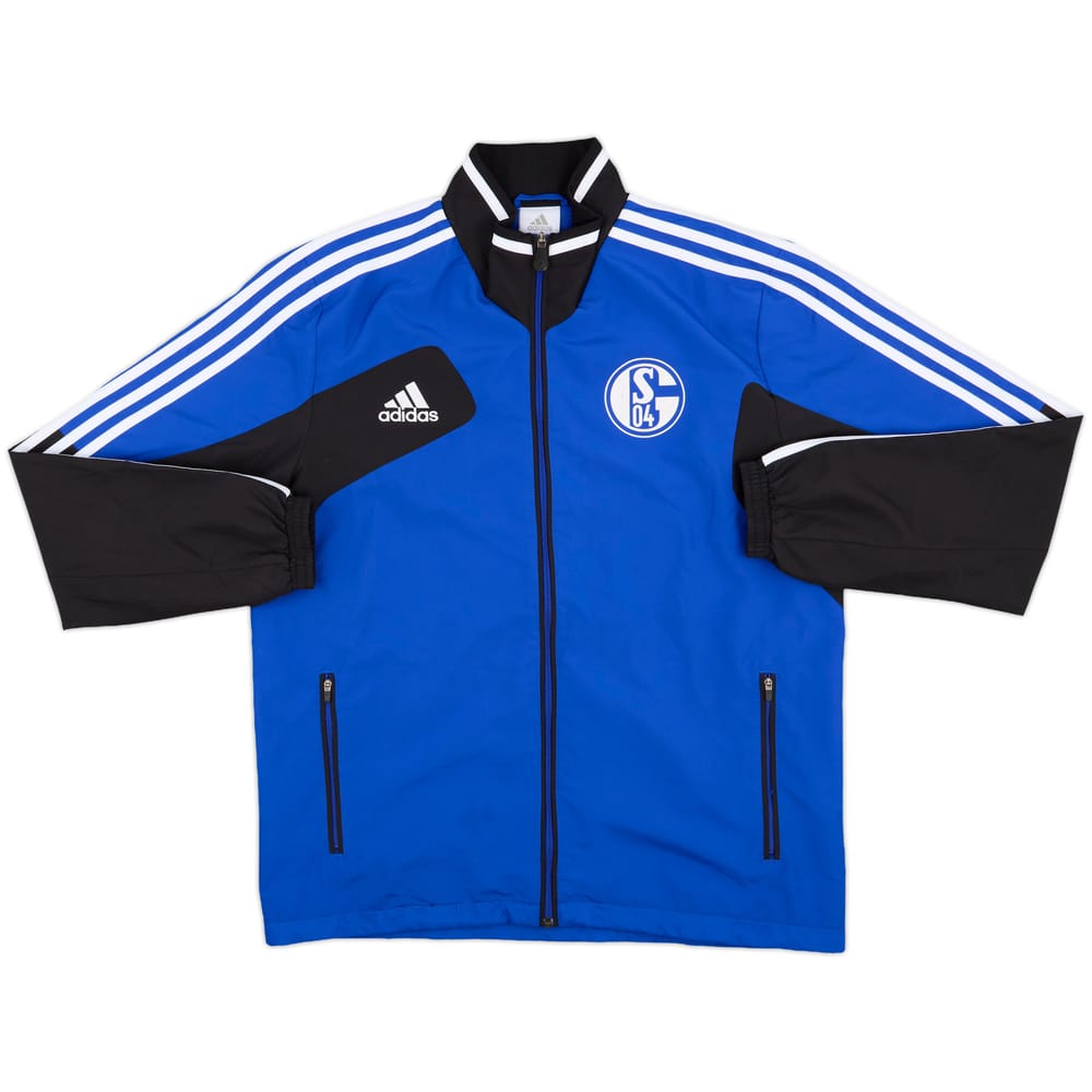 2012-13 Schalke CL adidas Track Jacket - 6/10 - (L)
